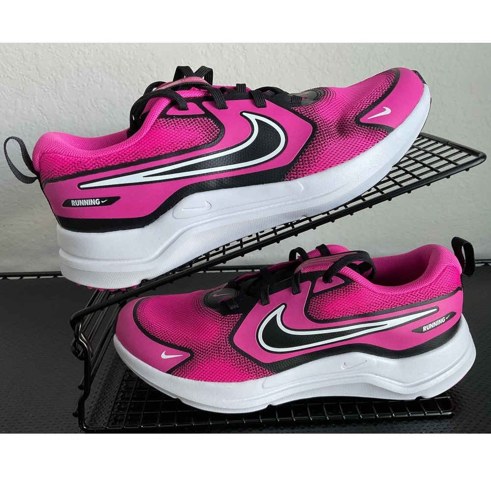 Nike Cosmic Runner GS Pink‎ Black White HM4402-602 Youth Running Shoes Size 6Y - Picture 4 of 16